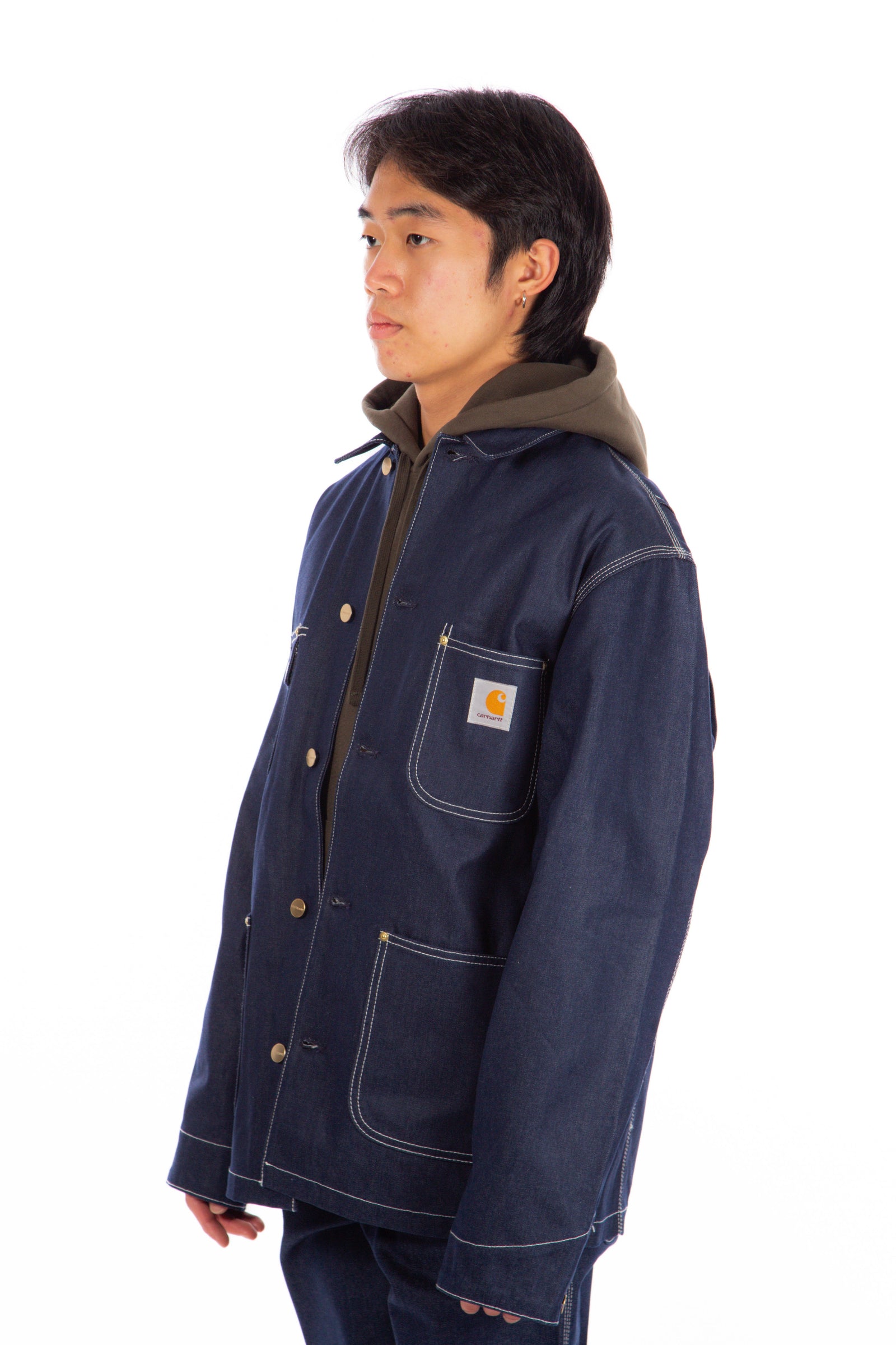 Blue carhartt coat sale